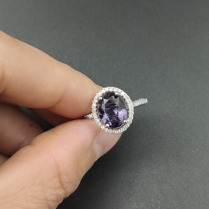 Luxury Zircon Round Ring Full Of Diamonds Ring Engagement Wedding First Ornament