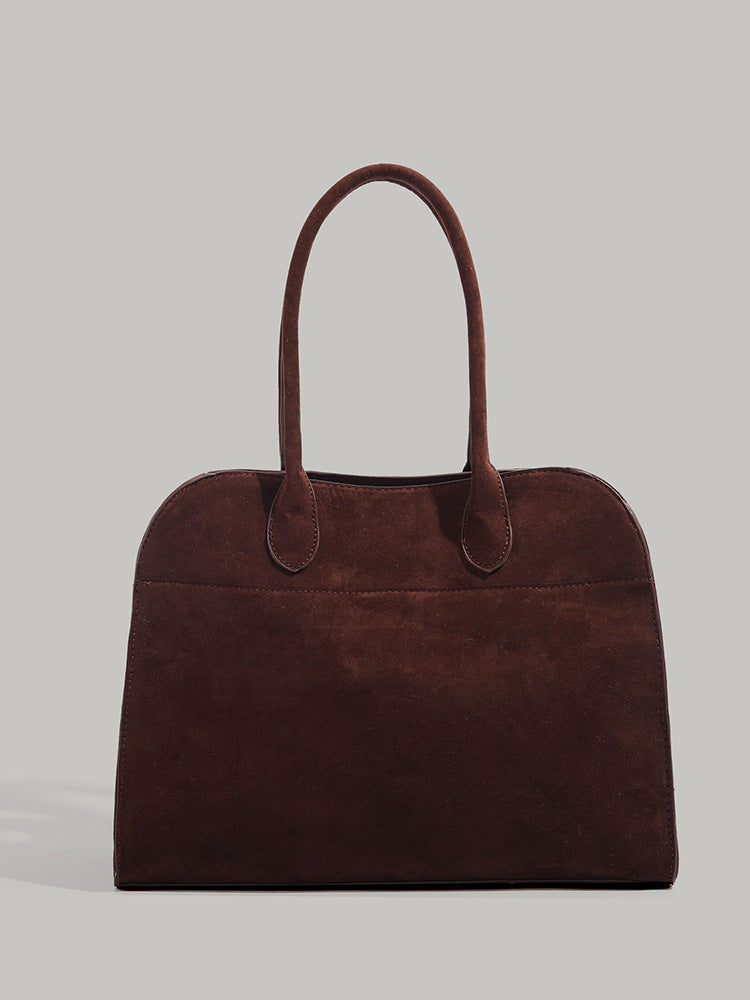 High-grade Suede Retro Commuting Shoulder Bag