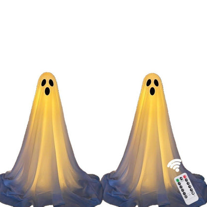 Halloween Decor Spooky Ghost Yard Stake With Stake Weatherproof Porch Garden Decorations For Front Yard Haunted House Props