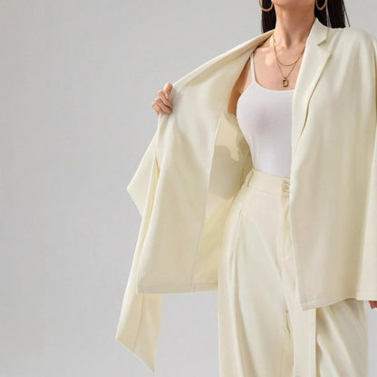 Female Temperament Suit Fashion Lace-up