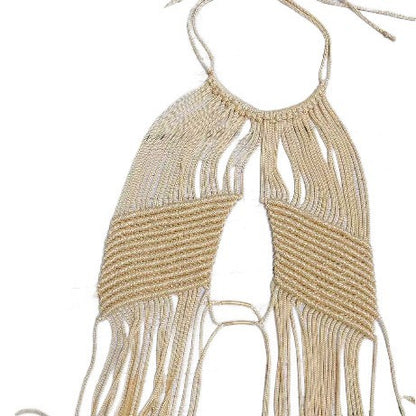 Women's Bikini Beach Vest Tassel Top