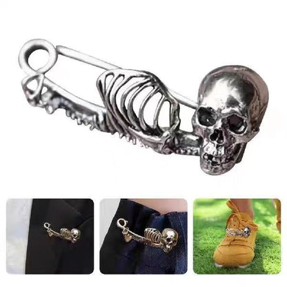 Halloween Vintage Skull Pin Clothes Brooch
