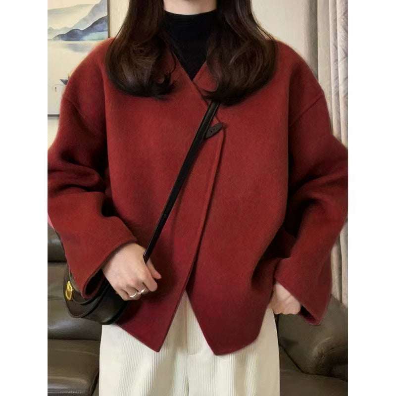 Early Spring All-match Woolen Coat
