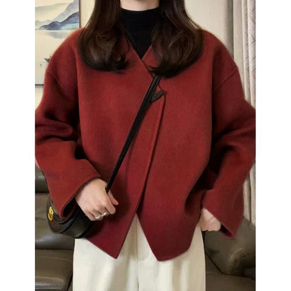 Early Spring All-match Woolen Coat