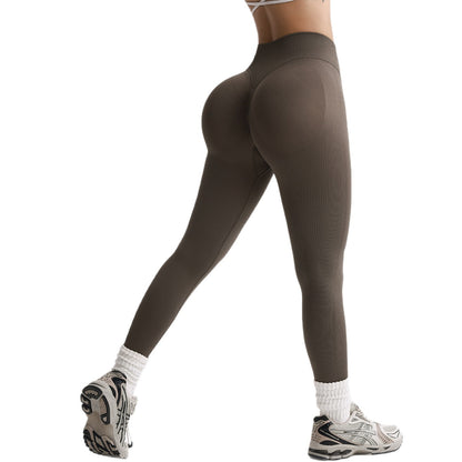 High Elastic Breathability Yoga Pants Women's Sports Tight High Waist Trousers