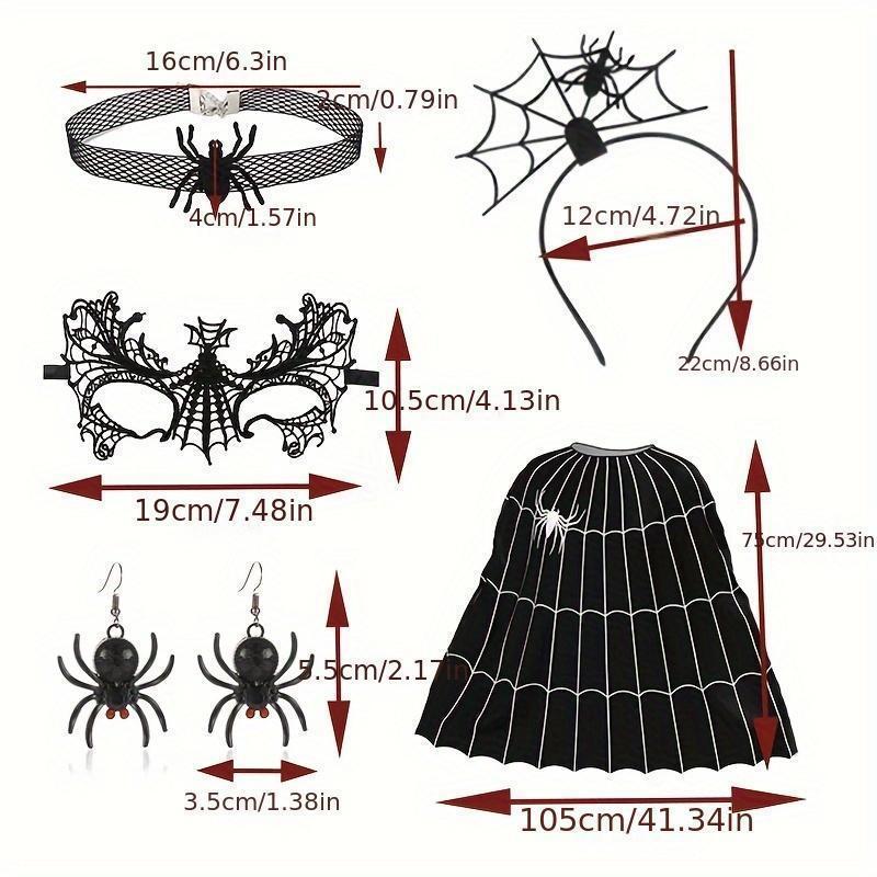 Halloween Witch Hair Accessories Props Costume Set