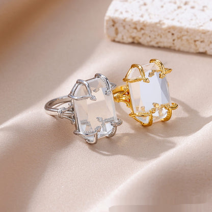 Zircon Niche Fashion, Heart-shaped Ring, Light Luxury Jewelry